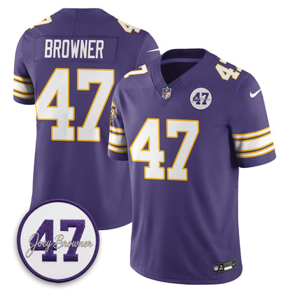 MIN Joey Browner Thank You For Memories - 1960 – 2026 Football Vapor Limited Jersey - Stitched