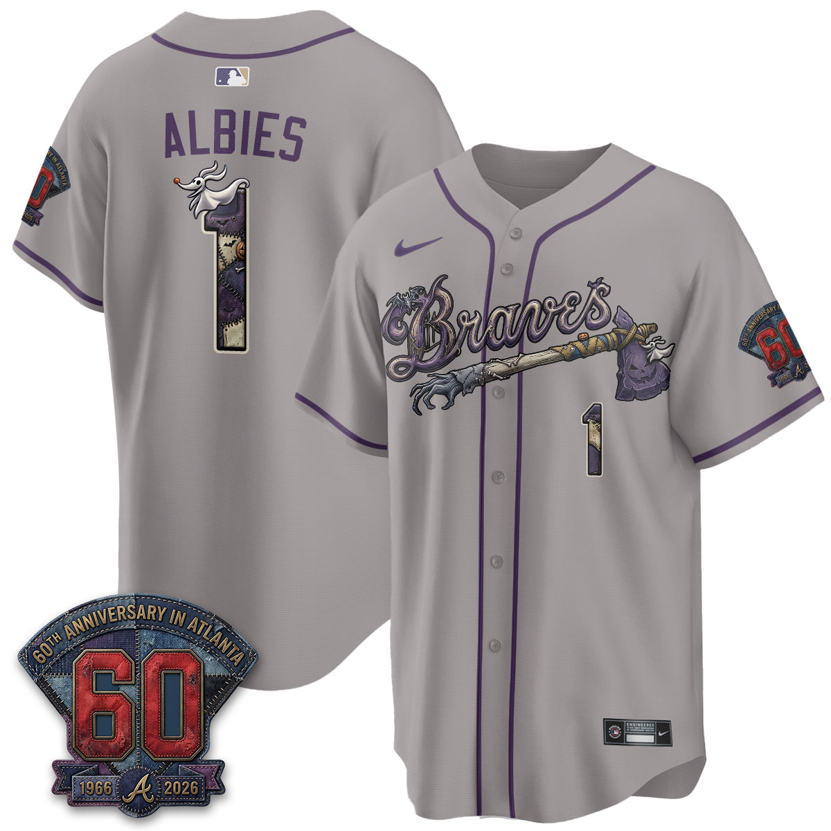 ATL Nightmare Edition Vapor Jersey - Stitched-NQD