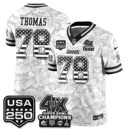 NYG 2026 Salute To Service Vapor Jersey - Stitched