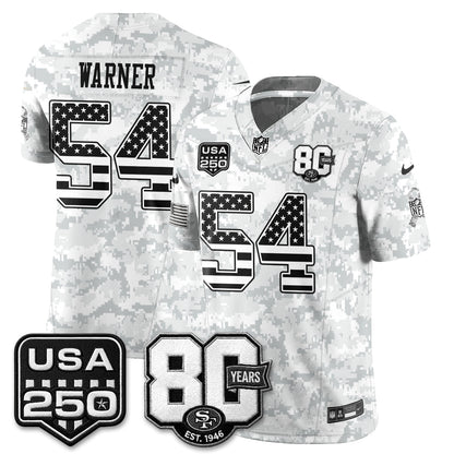 SF 2026 Salute to Service Edition Vapor Jersey - Stitched