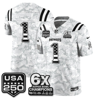NE 2026 Salute to Service Edition Vapor Jersey - Stitched