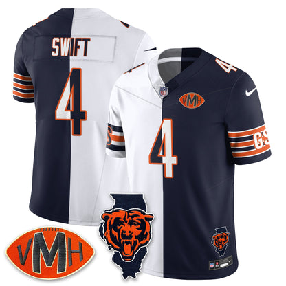 CHI Honor Virginia Halas McCaskey Split Edition - Stitched