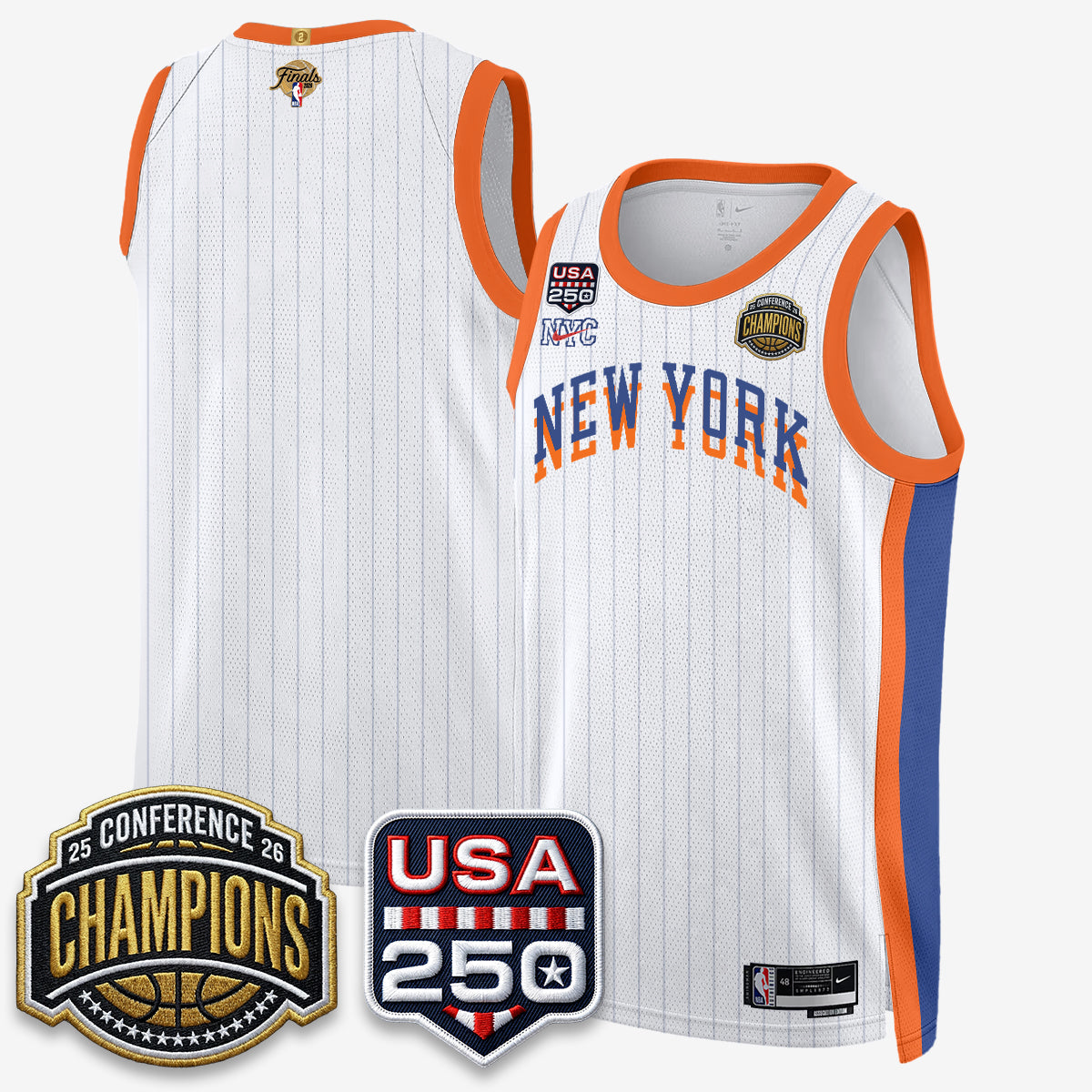 NYK 2026 NBA Eastern Conference Champions City Edition Jersey V2- Stitched