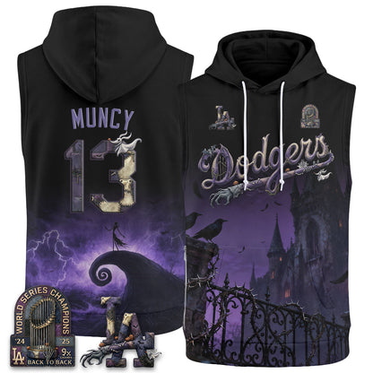 LAD Nightmare Edition Sleeveless Hoodie Tank Top - Printed