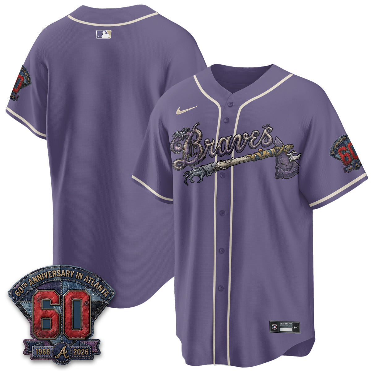 ATL Nightmare Edition Vapor Jersey - Stitched-NQD