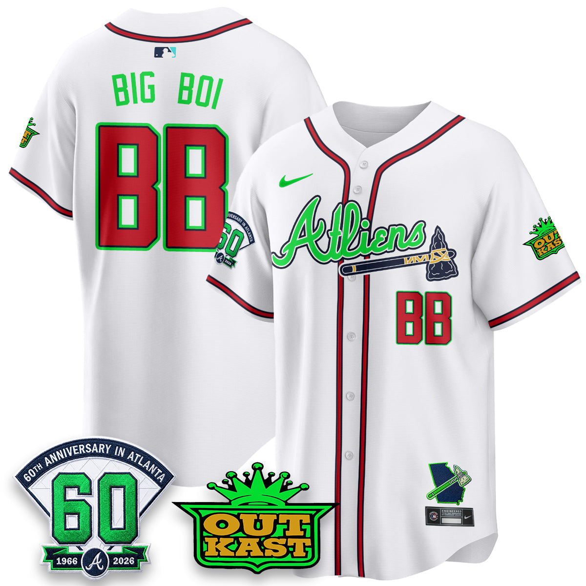 ATL x Atliens Cool Base Galaxy Version Jersey - Stitched-NQD