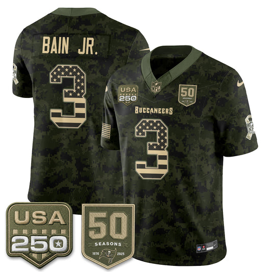 TB 2026 Salute to Service Edition Vapor Jersey - Stitched