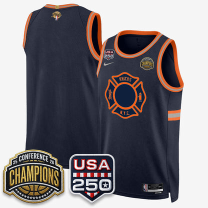 NYK 2026 NBA Eastern Conference Champions City Edition Jersey V2- Stitched