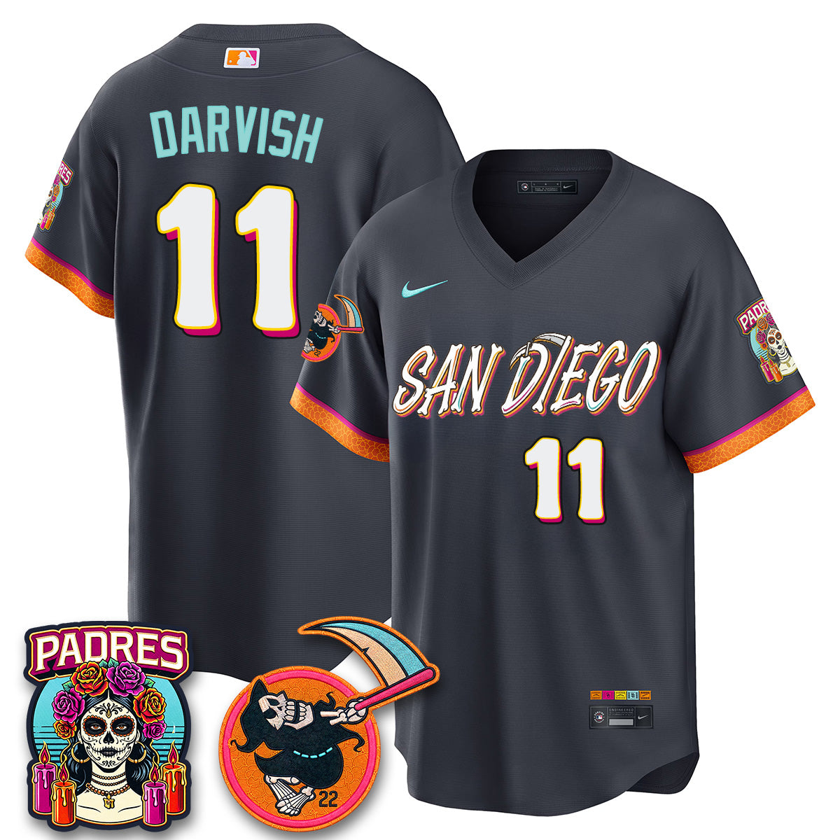 SD x Grim Reaper Vapor Jersey - Stitched