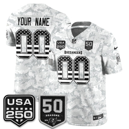 TB 2026 Salute to Service Edition Vapor Custom Jersey - Stitched