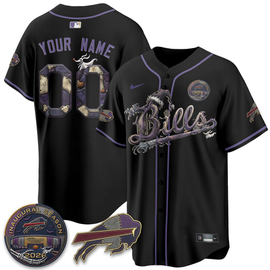 BUF 2026 Nightmare Edition Vapor Custom Baseball Jersey - Stitched