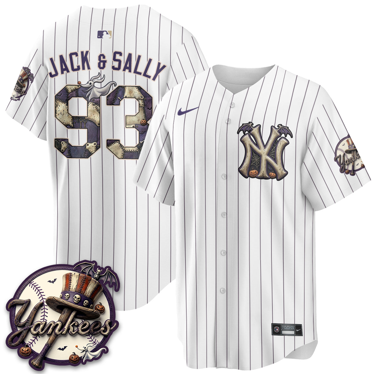 NYY Nightmare Edition Vapor Jersey - Printed