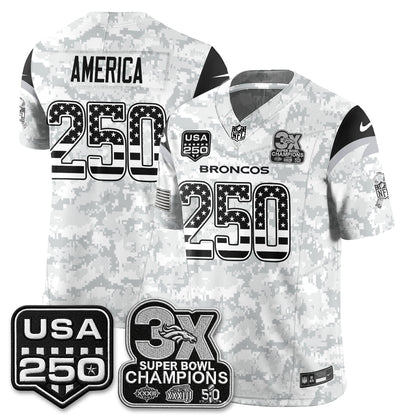 DEN 2026 Salute to Service Edition Vapor Jersey - Stitched