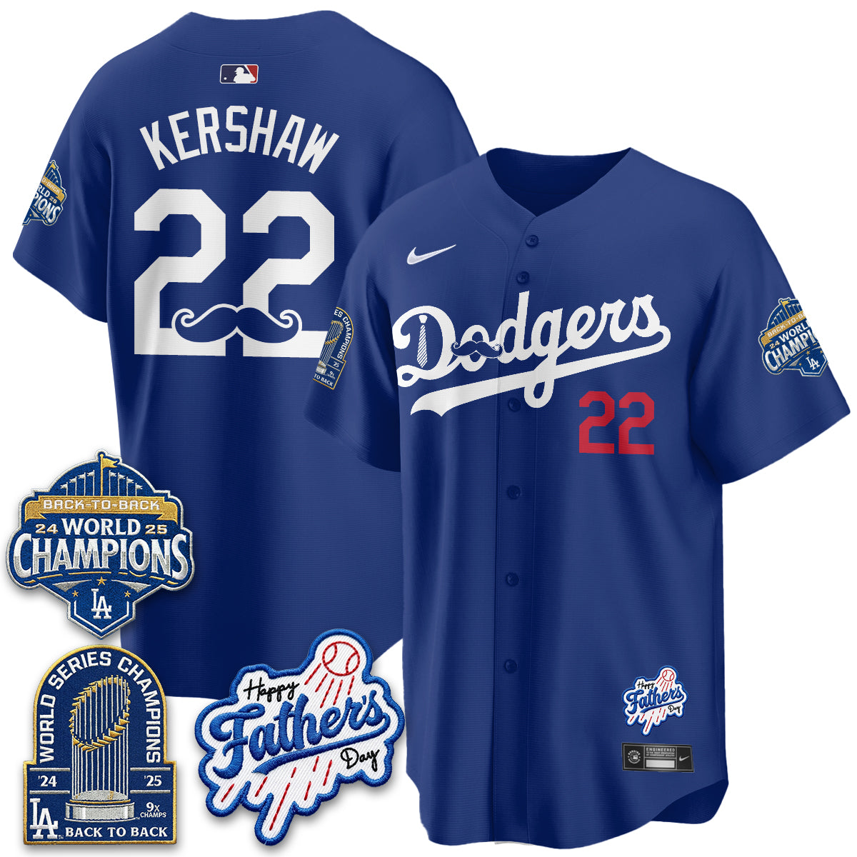LAD Happy Father's Day 2026 Jersey - Stitched