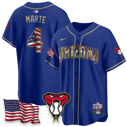 ARI 2026 Independence Day USA Vapor Limited Jersey - Stitched