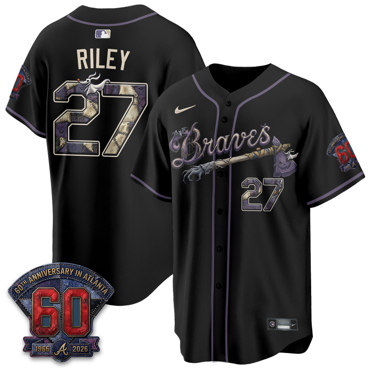 ATL Nightmare Edition Vapor Jersey - Stitched-NQD
