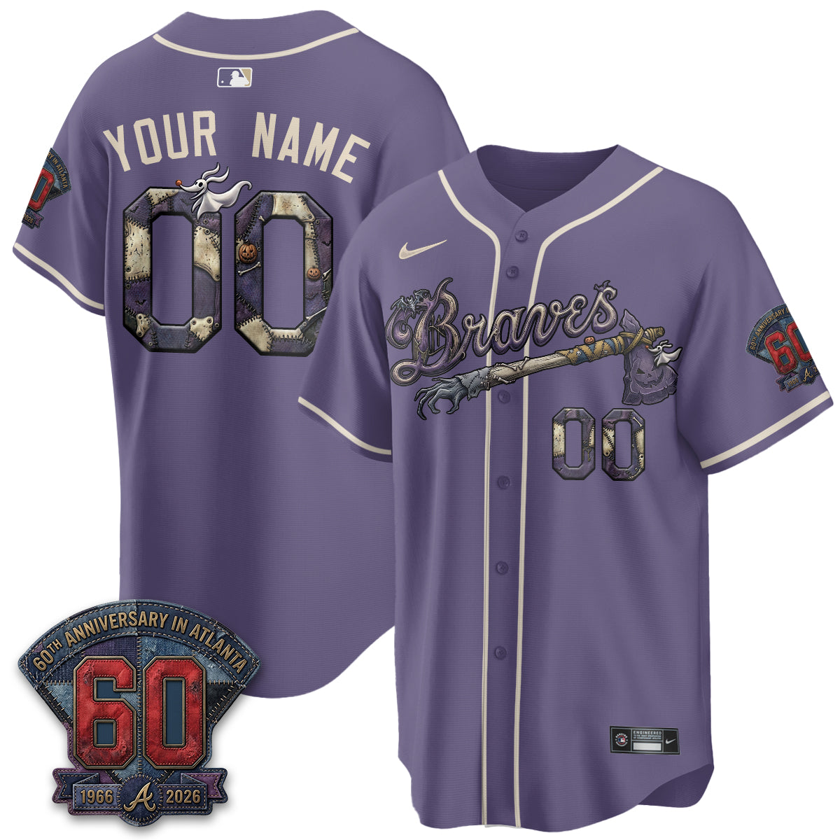 ATL Nightmare Edition Vapor Custom Jersey - Stitched