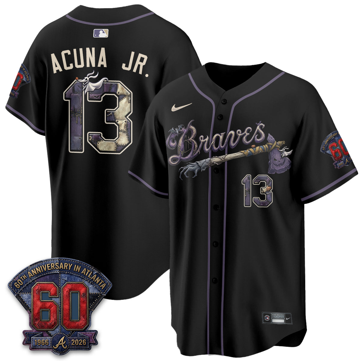 ATL Nightmare Edition Vapor Jersey - Stitched