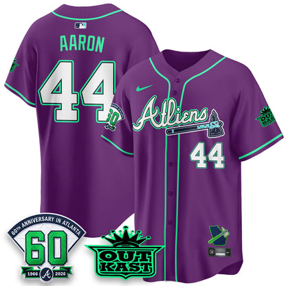 ATL x Atliens Cool Base Galaxy Version Jersey - Stitched