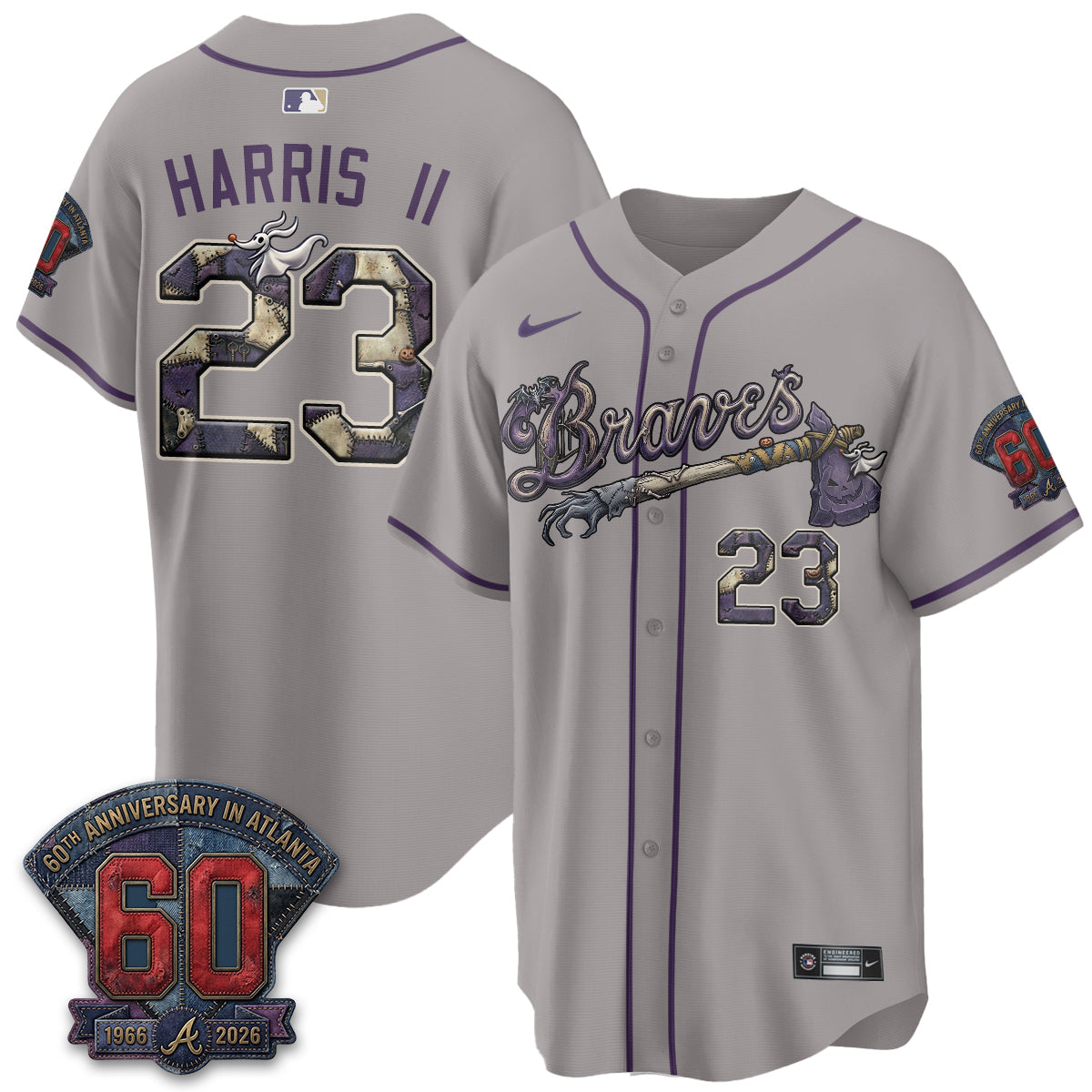 ATL Nightmare Edition Vapor Jersey - Stitched