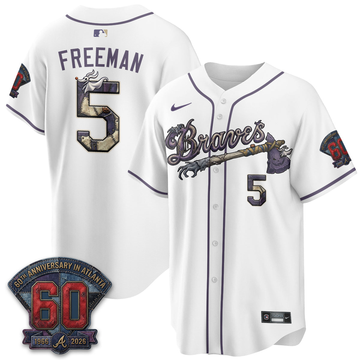 ATL Nightmare Edition Vapor Jersey - Stitched-NQD