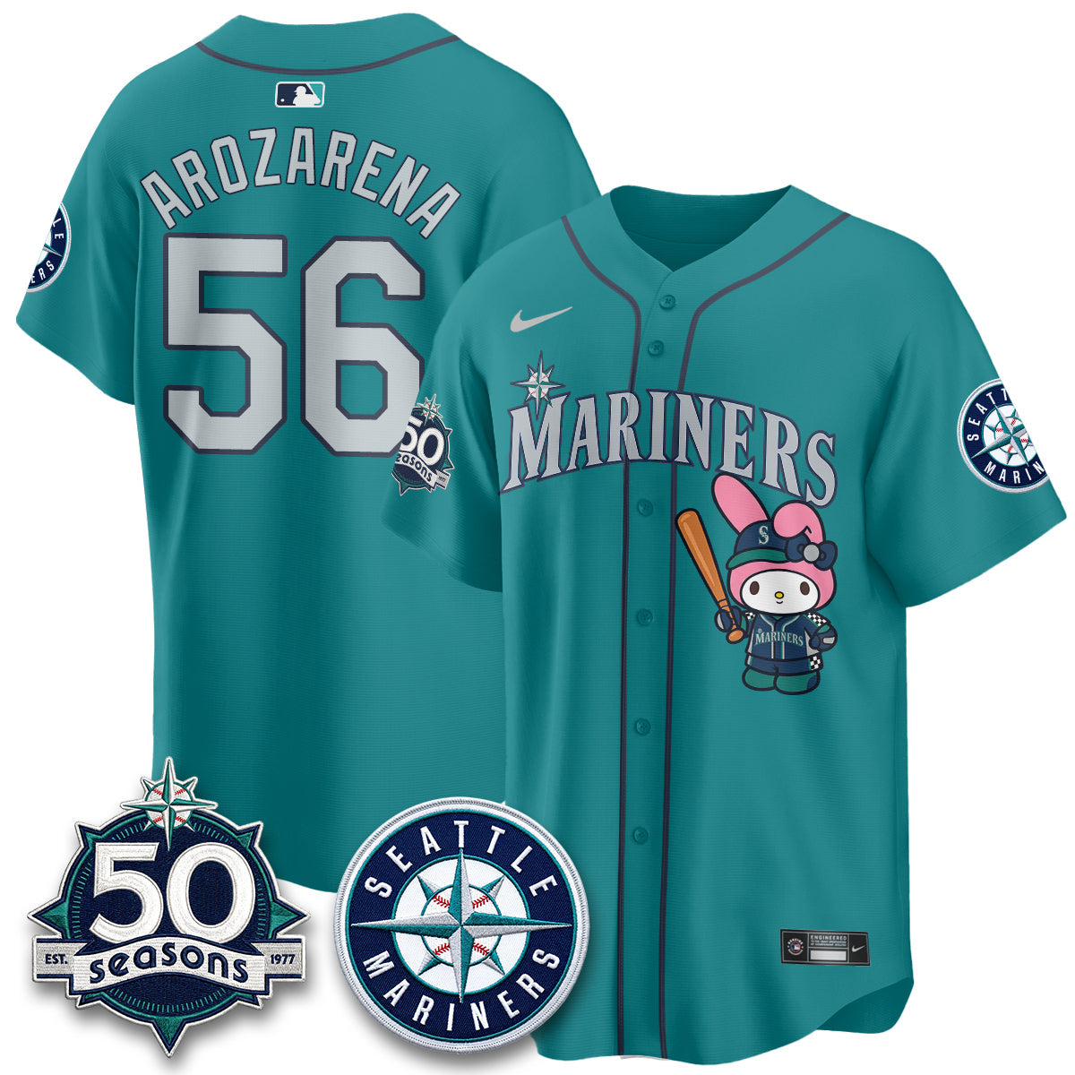 SEA x  Pink Sanrio Friend Vapor Jersey - Stitched