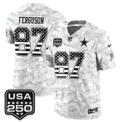 DAL 2026 Salute to Service Edition Vapor Jersey - Stitched