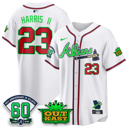 ATL x Atliens Cool Base Galaxy Version Jersey - Stitched-NQD