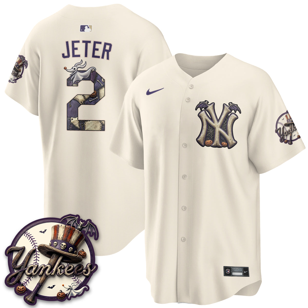 NYY Nightmare Edition Vapor Jersey - Printed