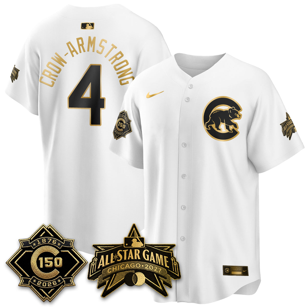 CHC 2027 All Star Game Gold Edition Vapor Jersey - Stitched