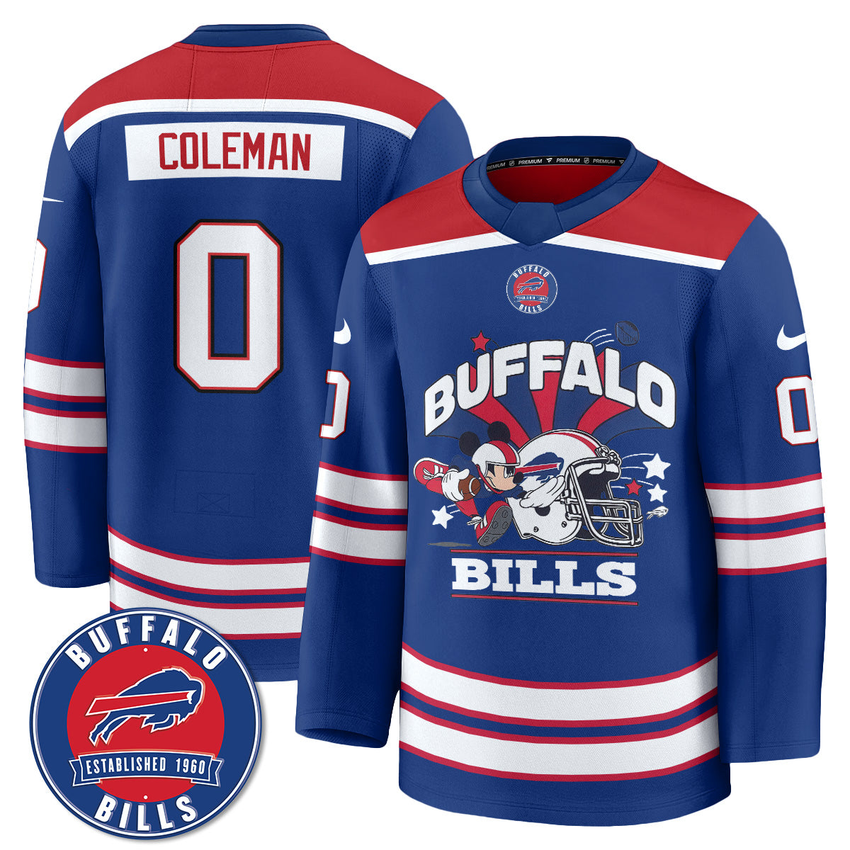 BUF x Cartoon Mouse Edition Hockey Jersey - Printed