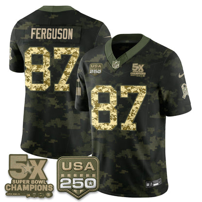 DAL 2026 Salute to Service Edition Vapor Jersey V2- Stitched