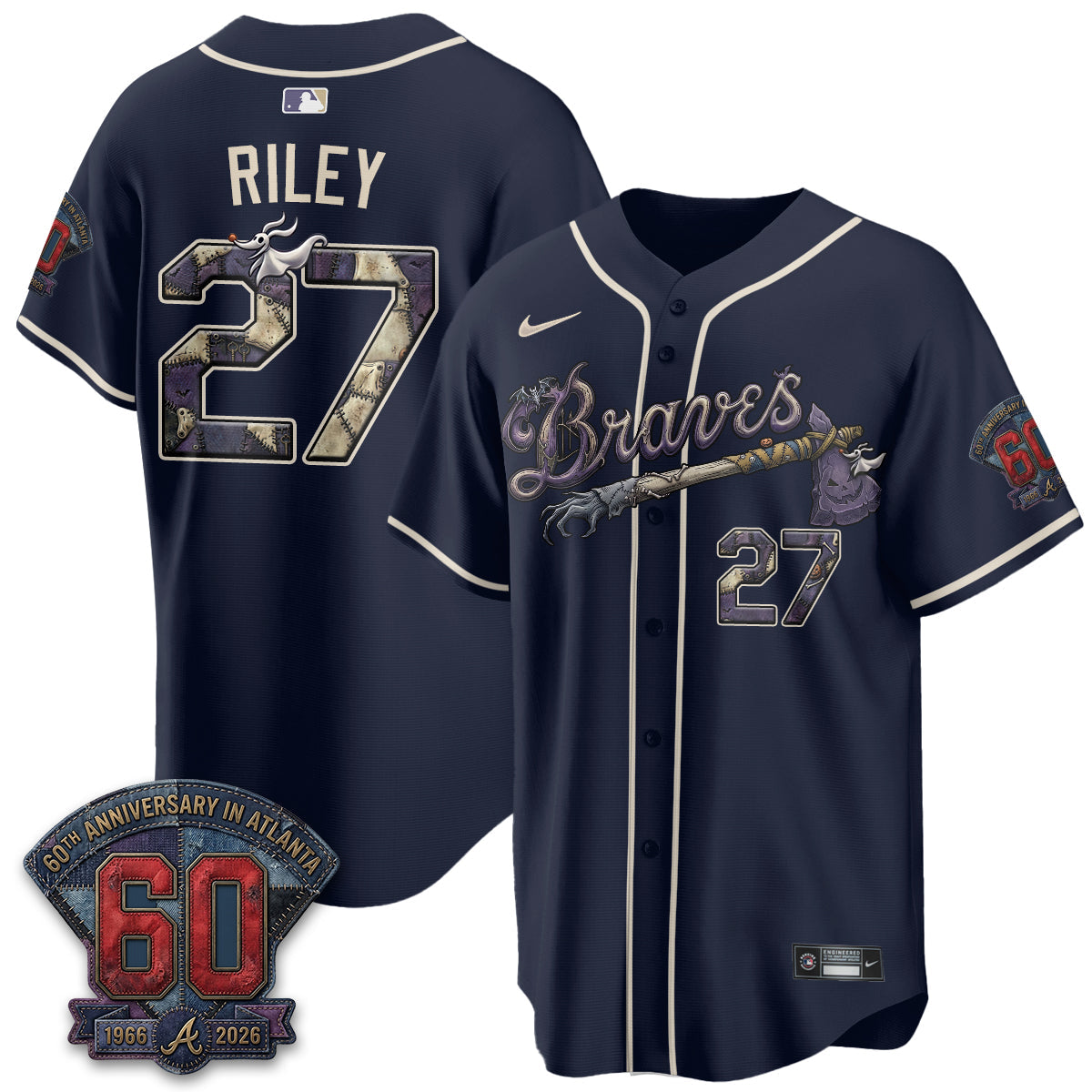 ATL Nightmare Edition Vapor Jersey - Stitched-NQD