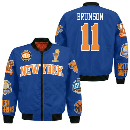 NYK 2026 NBA Finals Champions Limited Edition Bomber Jacket - Printed