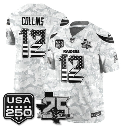 HOU 2026 Salute to Service Edition Vapor Jersey - Stitched