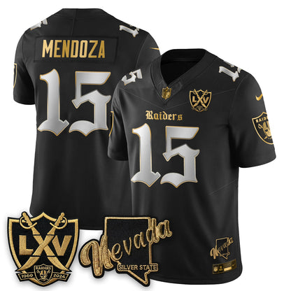 LVR Fernando Mendoza No.1 #15 Gothic Edition Jersey - Stitched V2