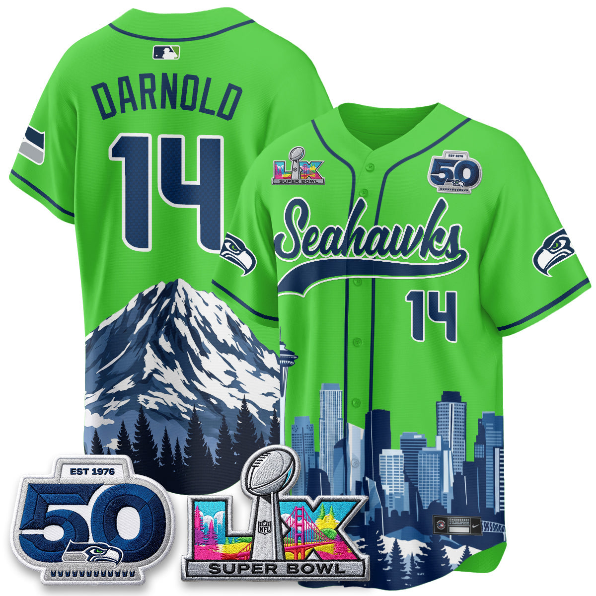 SEA City Edition Vapor Baseball Jersey - Stitch