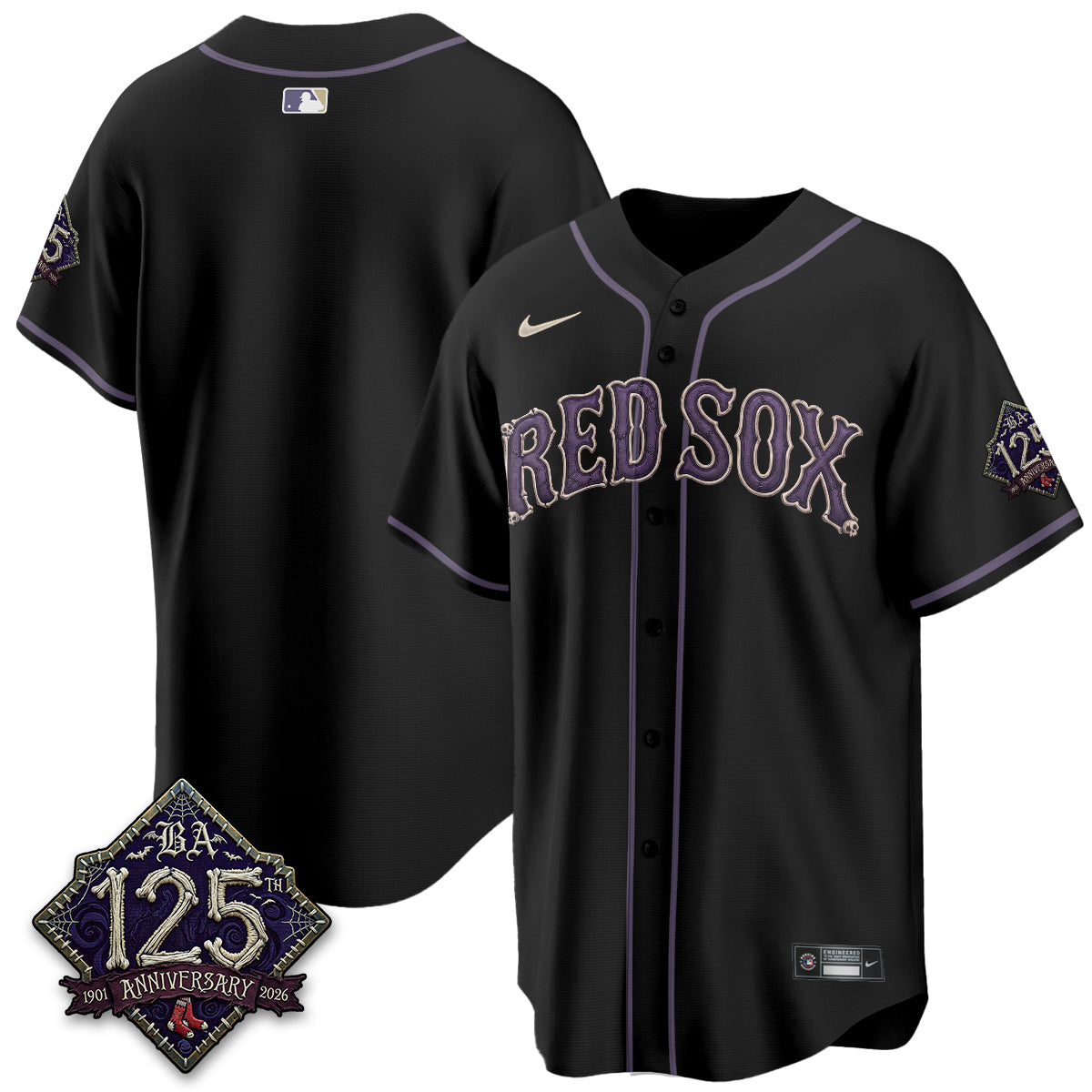 BOS Nightmare Vapor Limited Jersey - Stitched