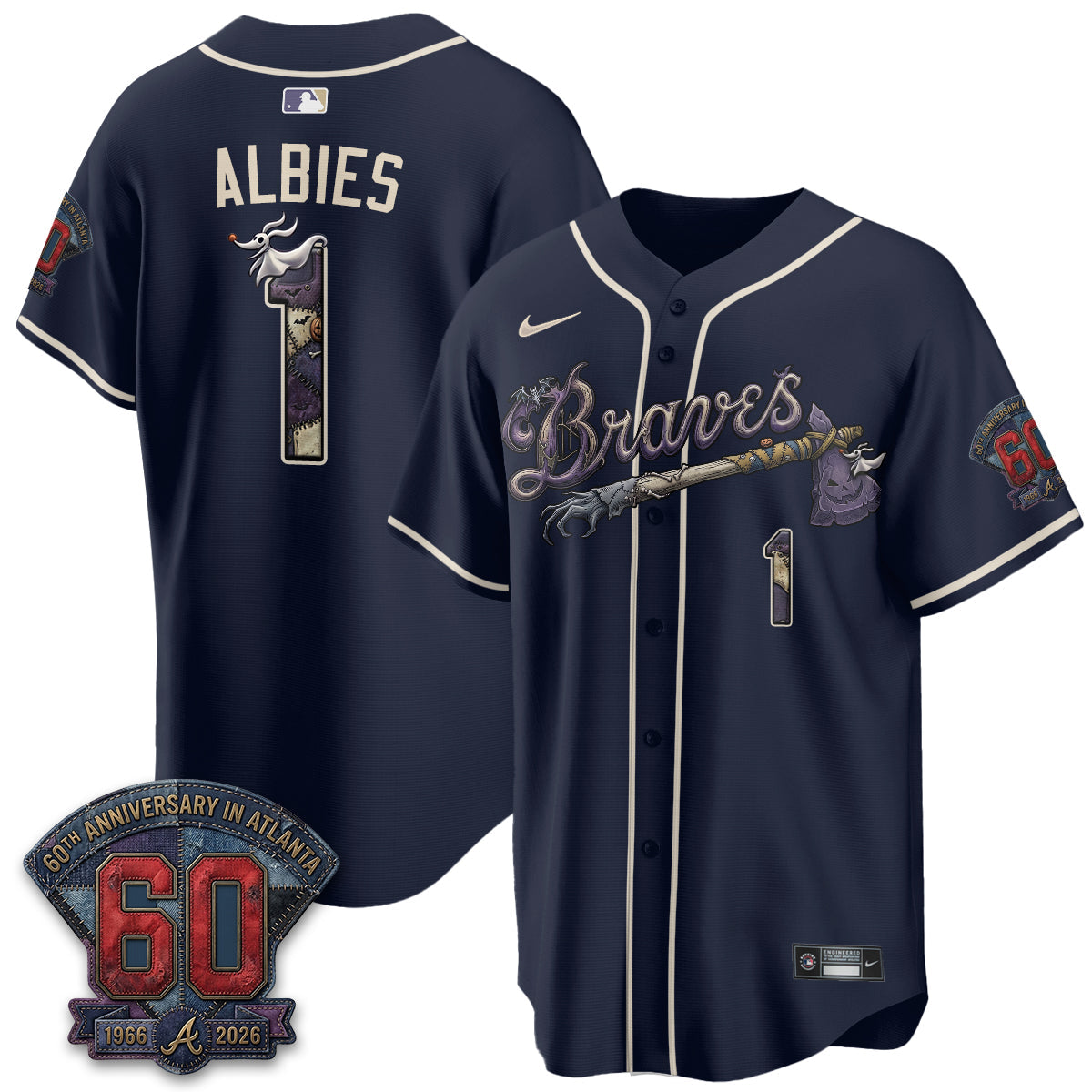 ATL Nightmare Edition Vapor Jersey - Stitched