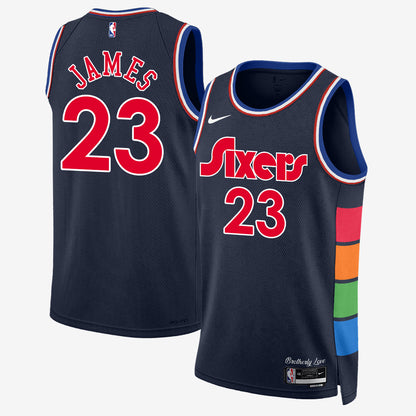 PHI LeBron James #23 Vapor Jersey - Stitched