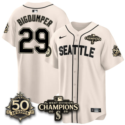 SEA Vapor Premier Limited Jersey - 50th Anniversary & AL West Division Champions - Steelheads Community Funds - Stitched