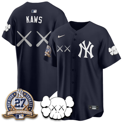 NYY x KAWS Edition Vapor Jersey - Stitched