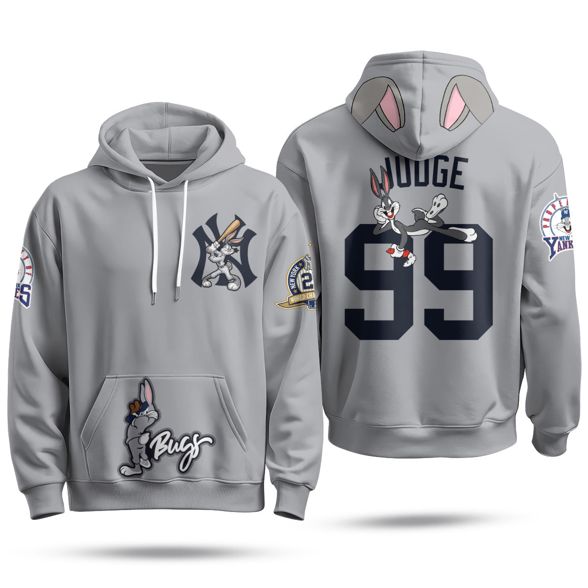 NYY Bunny Vapor Limited Hoodie - Printed