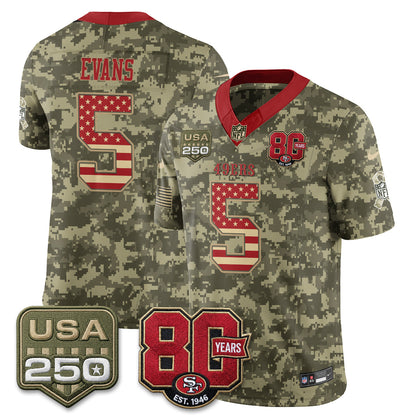 SF 2026 Salute to Service Edition Vapor Jersey - Stitched
