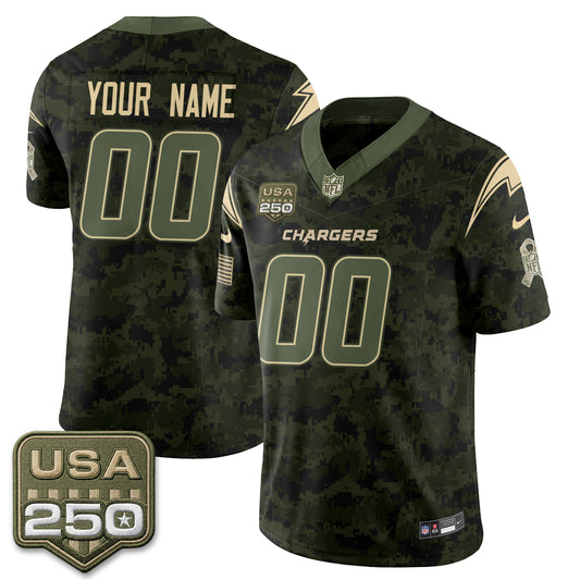 LVG 2026 Salute to Service Vapor Custom Jersey - Stitched