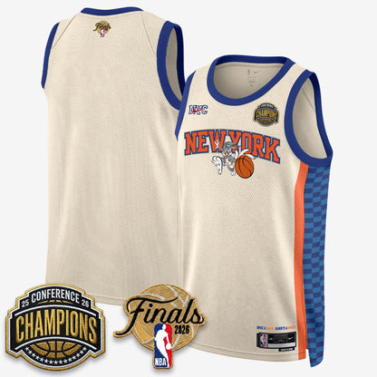 NYK 2026 NBA Eastern Conference Champions x Looney Tunes Vapor Jersey V2- Stitched