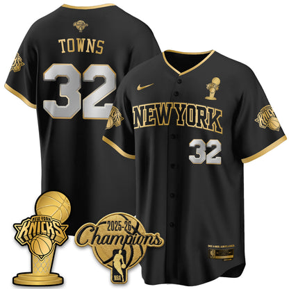 NYK 2026 NBA Champions Vapor Jersey - Stitched