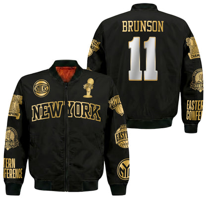 NYK 2026 NBA Finals Champions Limited Edition Bomber Jacket - Printed