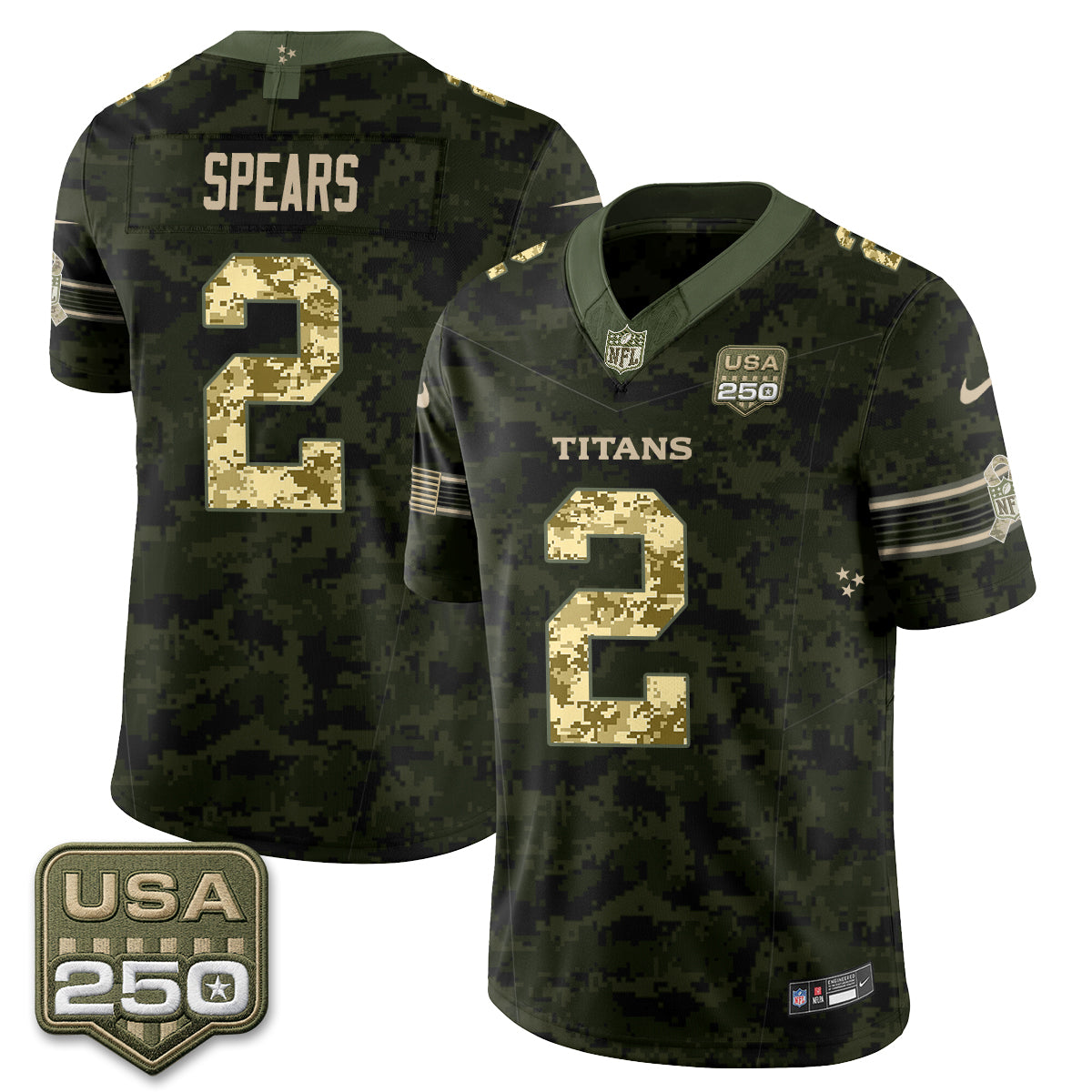 TEN 2026 Salute to Service Edition Vapor Jersey - Stitched