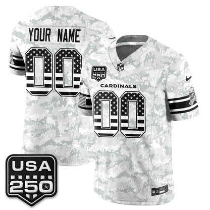 ARI 2026 Salute to Service Vapor Custom Jersey - Stitched